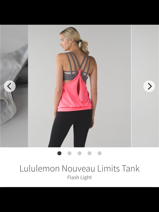lululemon athletica Tops - lululemon athletica Nouveau Limits Tank - Flash Light Pink Sz 6